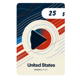 گیفت کارت گوگل پلی امریکا 25 دلار
