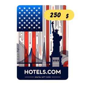 گیفت کارت هتلز امریکا 250 دلار