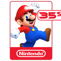 گیفت کارت نینتندو 35 دلاری