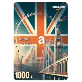 گیفت کارت آمازون 1000 پوند