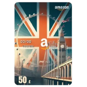 گیفت کارت آمازون 50 پوند