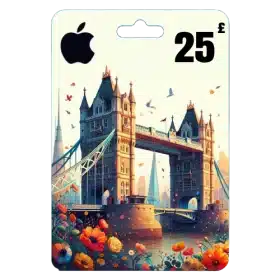 گیفت کارت اپل انگلیس 25 پوند