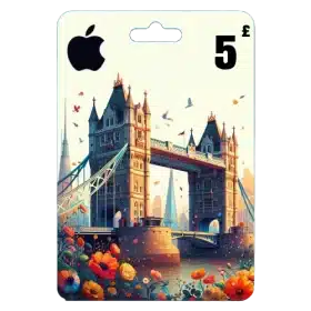گیفت کارت اپل انگلیس 5 پوند