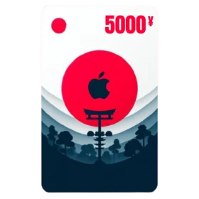 گیفت کارت اپل ژاپن 5000 ین