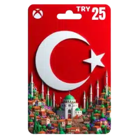 گیفت کارت ایکس باکس 25 لیر ترکیه