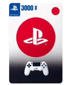 گیفت کارت پلی استیشن ژاپن 3000 ین