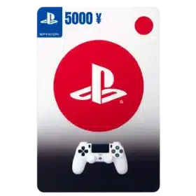 گیفت کارت پلی استیشن ژاپن 5000 ین
