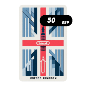 گیفت کارت نینتندو انگیس 50 پوند