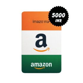 گیفت کارت آمازون هند 5000 روپیه