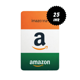 گیفت کارت آمازون هند 25 روپیه