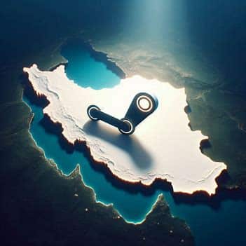 لوگو استیم و نقشه ایران