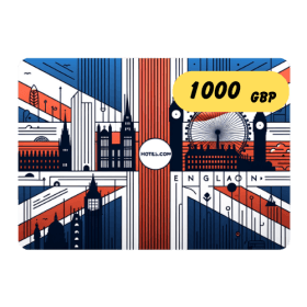 گیفت کارت هتلز انگلیس 1000 پوند