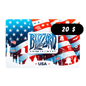 گیفت کارت بلیزارد امریکا 20 دلار