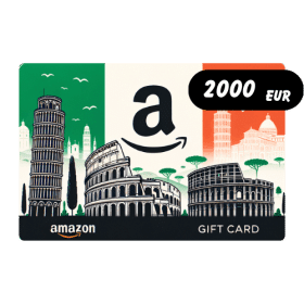 گیفت کارت آمازون ایتالیا 2000 یورو