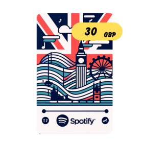 گیفت کارت اسپاتیفای 30 پوند