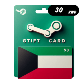 گیفت کارت استیم کویت 30 دینار