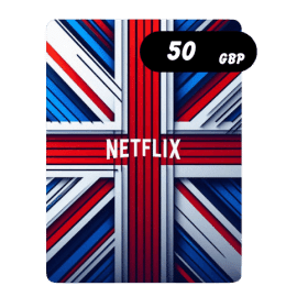 گیفت کارت نتفلیکس انگلیس 50 پوند