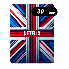 گیفت کارت نتفلیکس انگلیس 30 پوند