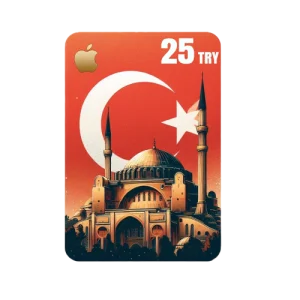 گیفت کارت اپل ترکیه 25 لیر